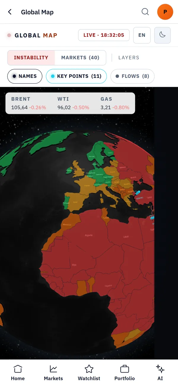 Global map
